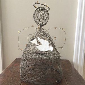 Wire Angel sculpture / Tree Topper